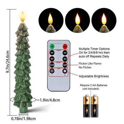 Christmas Pinecone Simulation Candlelight - Remote Controlled (Flameless)